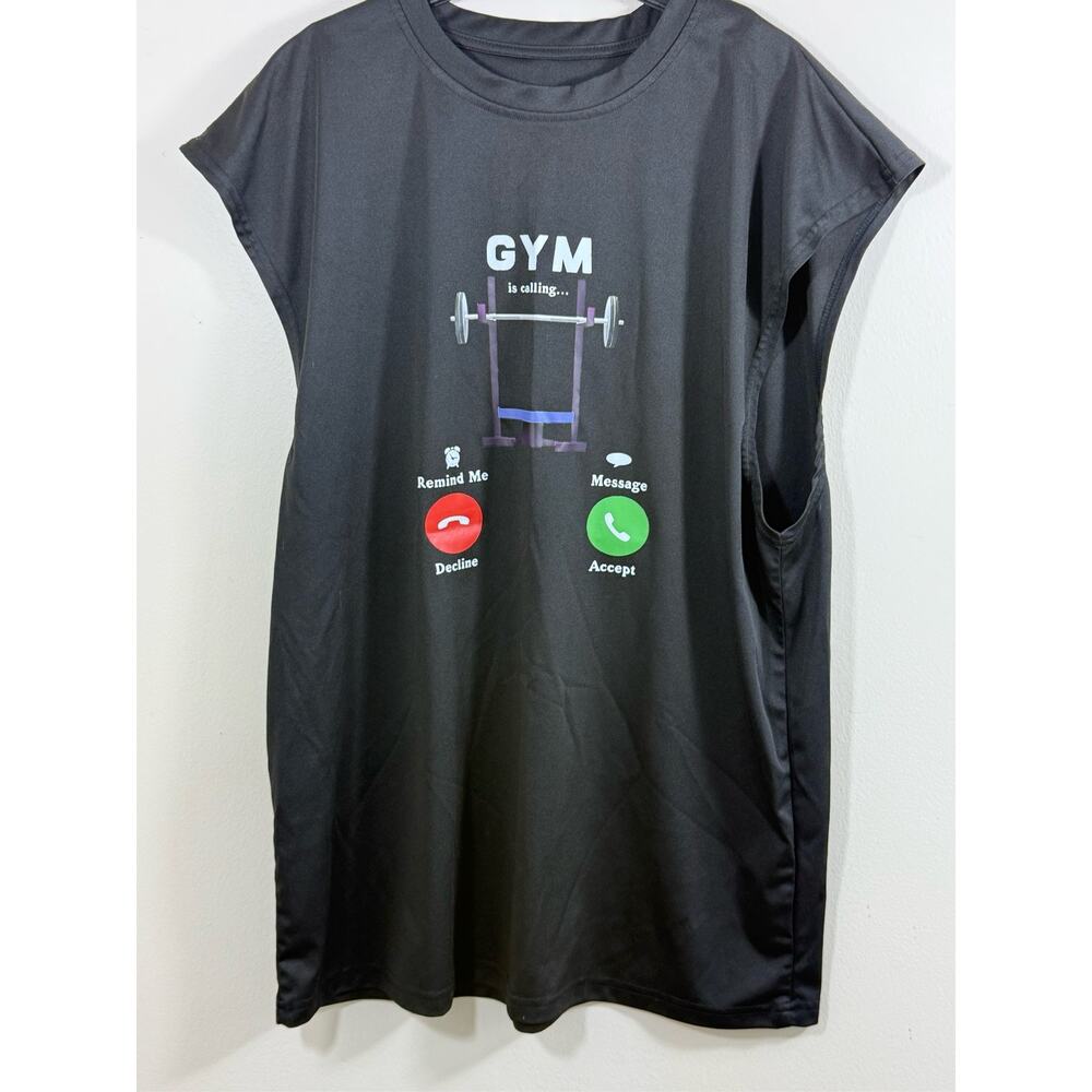 Gym Funny Workout Tank Athleisure Gymcore Activewear